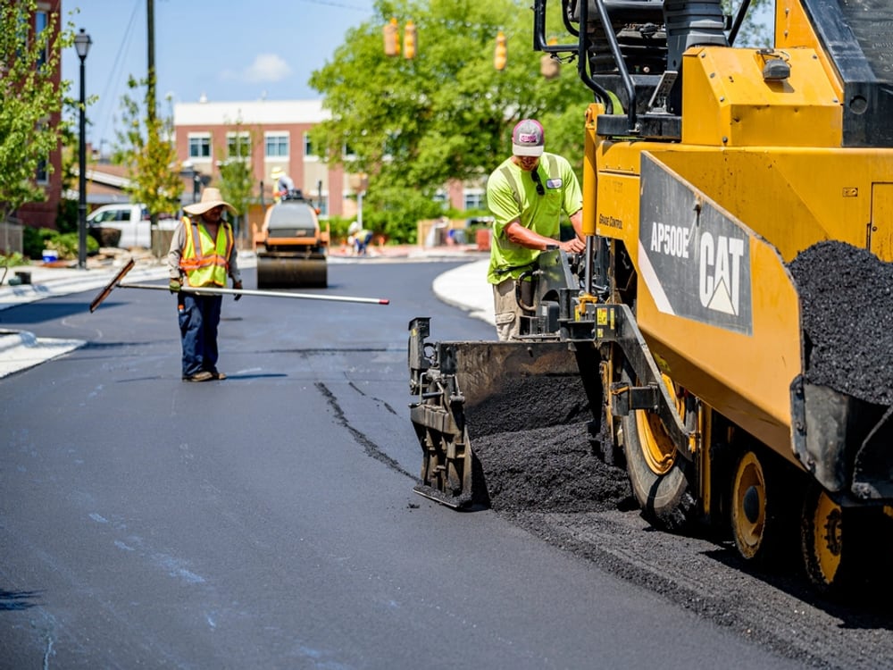 Fresh asphalt, laid right by Dewey Trail Contracting, Mesa